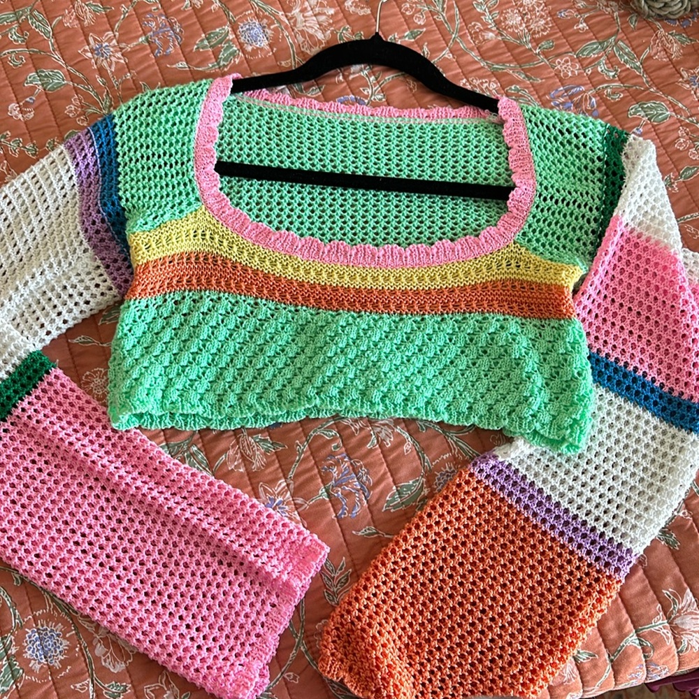 Urban Outfitters crochet sweater